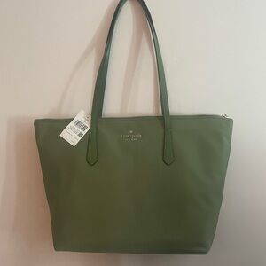 Nwt Kate spade olive green shoulder bag